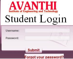 Avanthi Student Portal - Faculty Login, Online Registration, Results at aietta.ac.in