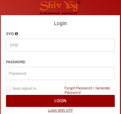 shivyog portal.com login Shivyog Portal Login