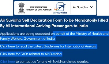Air Suvidha Portal Self Declaration Form - PDF Download, App, Exemption Form, How to Fill, Customer Care, COVID Guidelines For International and Domestic Flights