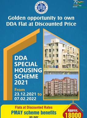 DDA Housing Scheme Appy Online, Last Date, Brochure List at Official Website