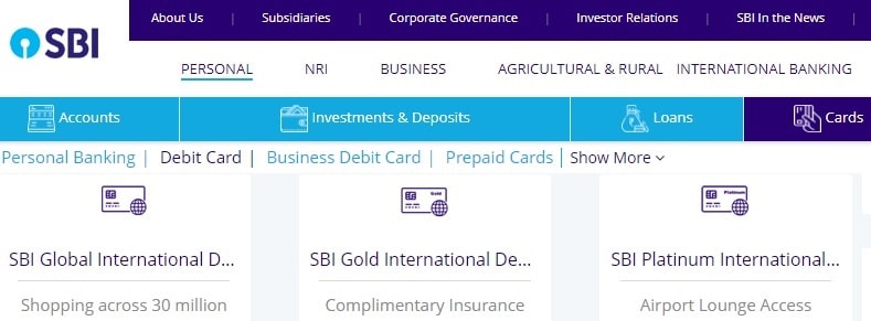 SBI Debit Card Activation