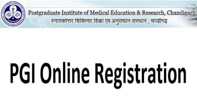 PGI online registration, Contact Number, Appointment Number, at pgimer.edu.in