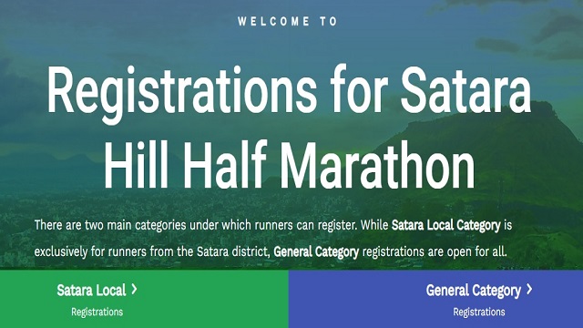 Satara Hill Marathon 2022 Registration - Date, prize Mony, Route Map, Half Marathon Record at runsatara.com