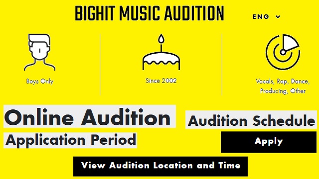 Big Hit Audition 2022, www.bighitaudition.com Female Registration, Link, Last Date, Girl Group Online In India For New Kpop Group