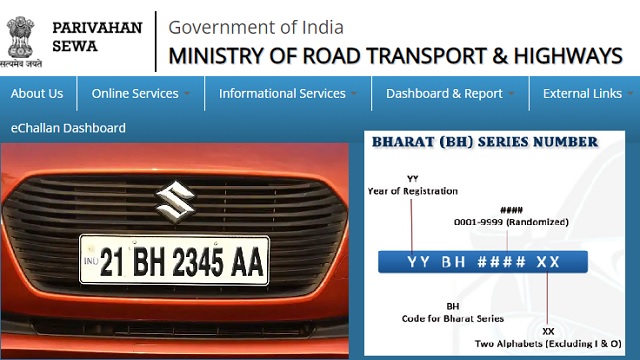BH Series Registration, Portal, Apply Online, Fees, Form 60, Application Process, Cost, For Old Vehicles State Wise Link