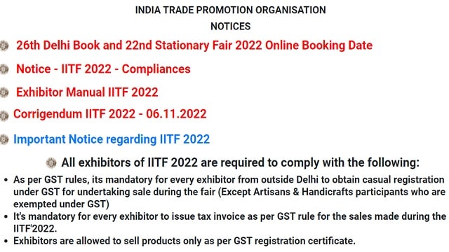 {IITF} Indian Trade Fair Tickets Booking, Price, Registration