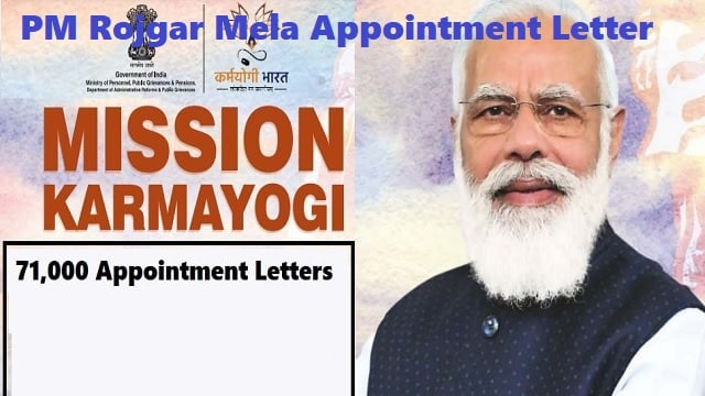 PM Rojgar Mela Appointment Letter Download PDF 2022 @ igotkarmayogi.gov.in Call Letter