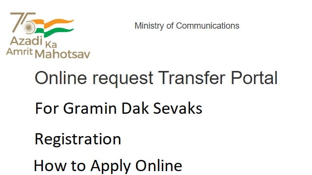 Online Request Transfer Portal For Gramin Dak Sevaks, 1,56,000 Post Offices Across India