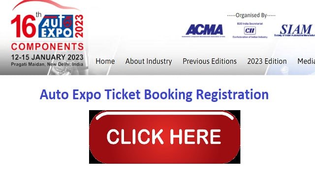 Auto Expo 2023 Ticket Booking, Passes Registration, Location