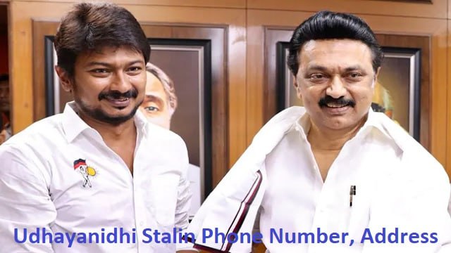 Udhayanidhi Stalin Contact Mobile Phone Number, WhatsApp, Office Address