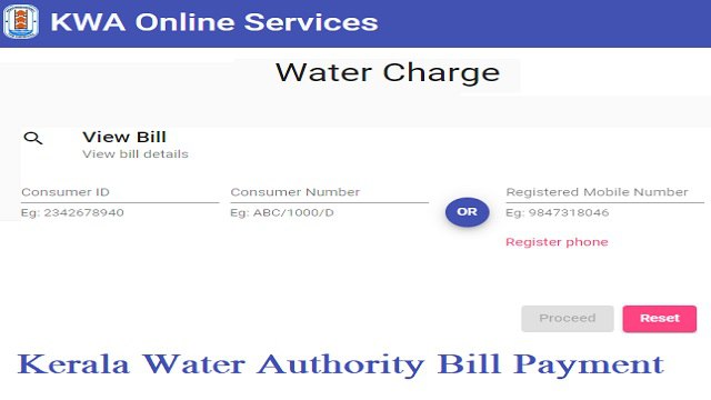 Kerala Water Authority Bill Payment Online, Quick Pay, epay.kwa.kerala.gov.in Register Login 2024