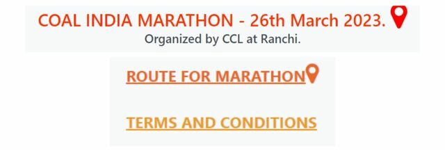 Coal India Marathon Ranchi 2024 Registration, Prize Money, Venue, Dates