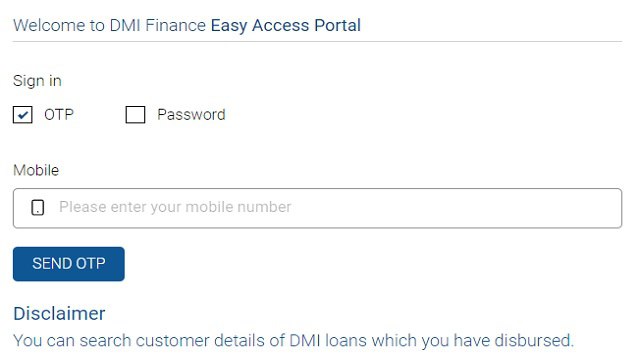 Dmi Dealer Portal Login, business partner.dmi finance.in login, Customer Care Toll Free Number