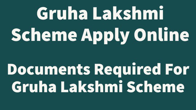Gruha Lakshmi Scheme Apply Online - Dalit Bandhu Women Get 4 Lakh Houses